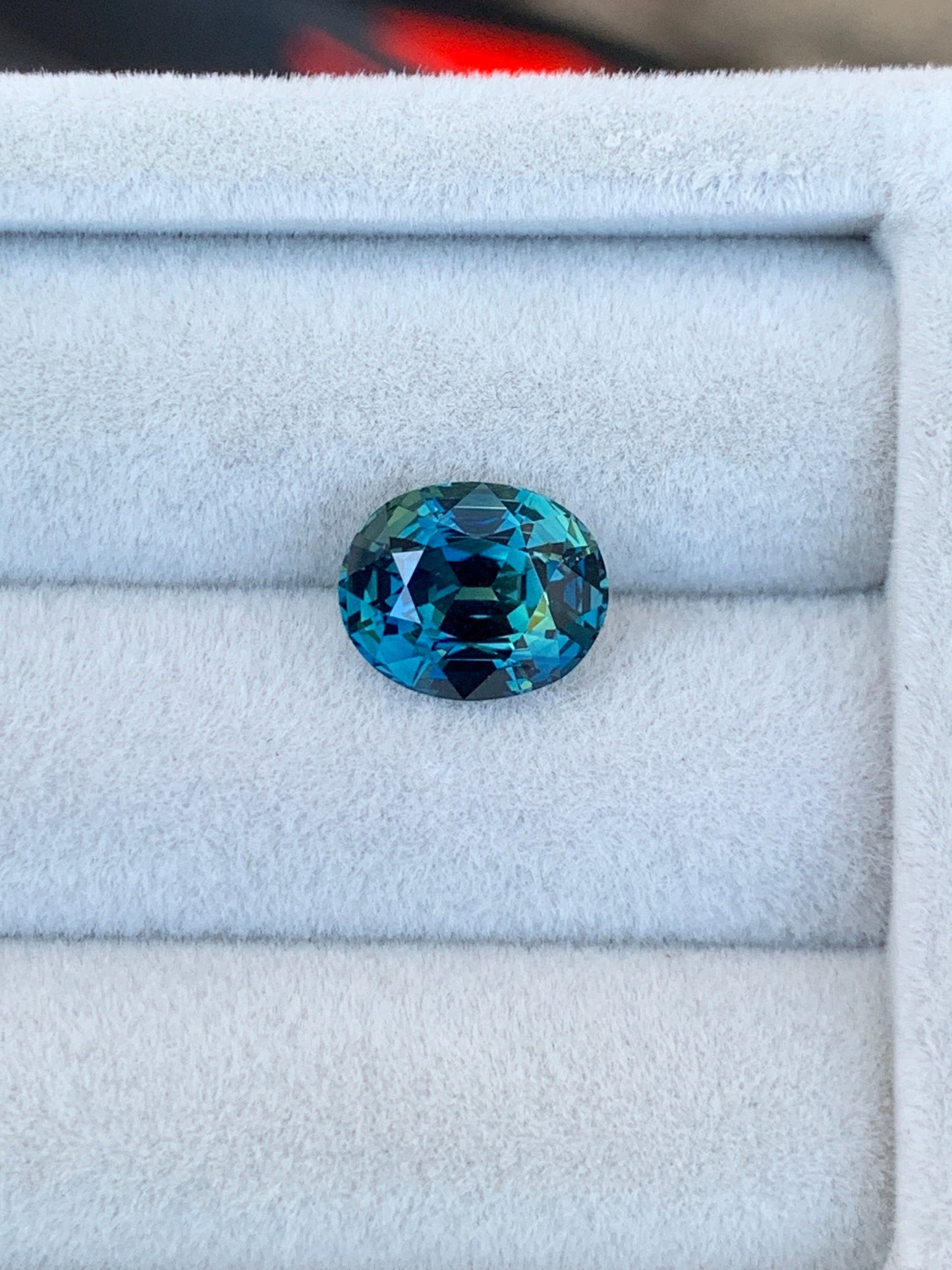 Saphir Teal • 4,15ct Bonnot Paris