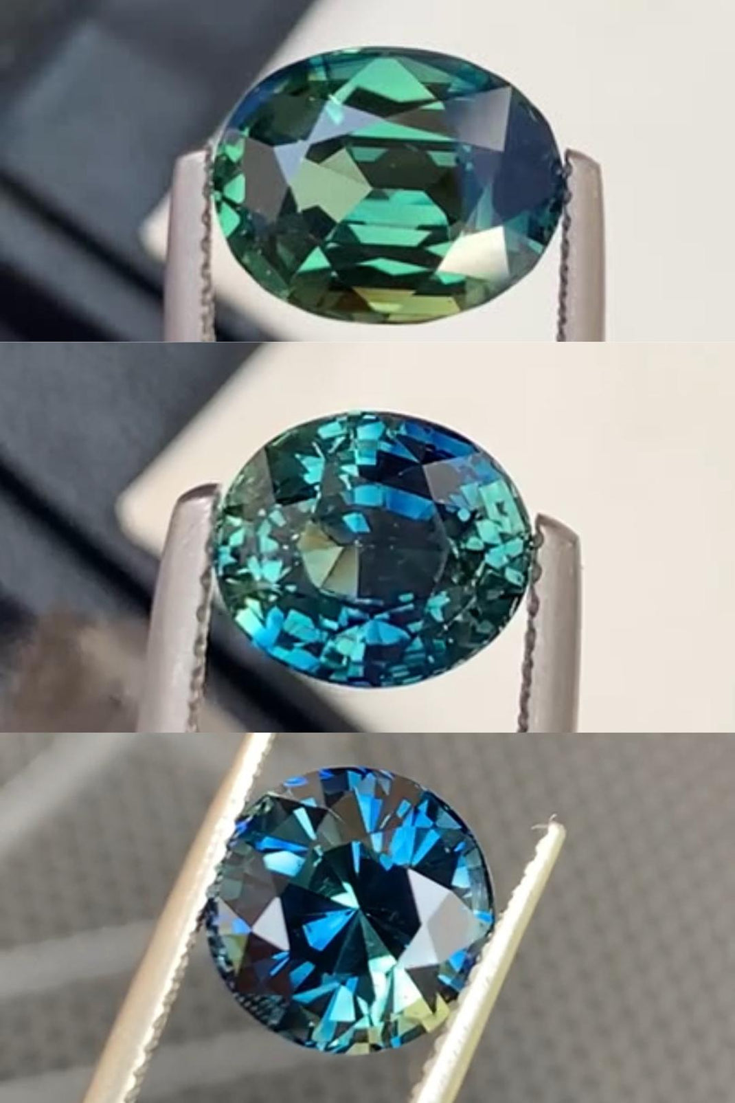 La valeur et la qualité d'un Saphir Teal