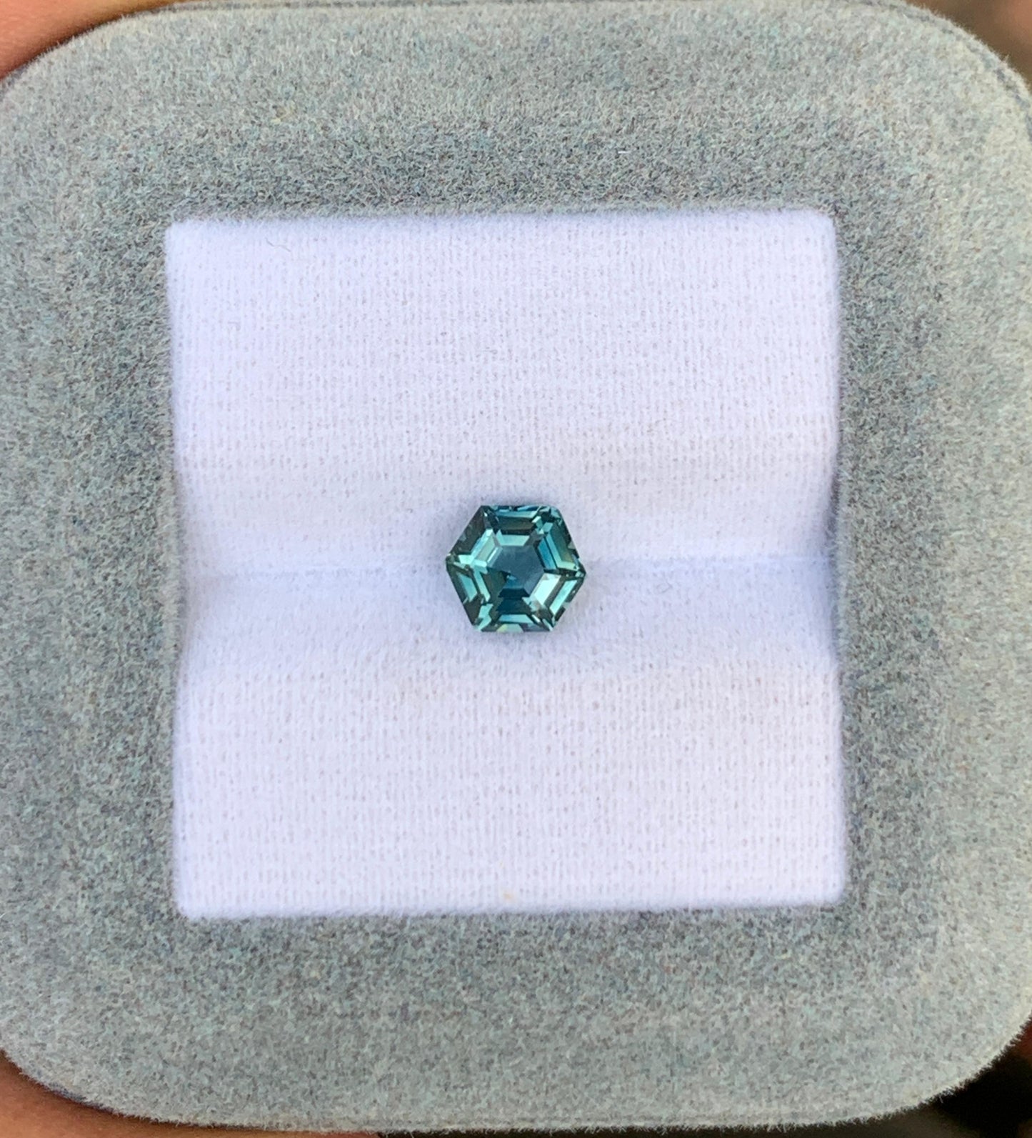 Saphir Teal de Madagascar