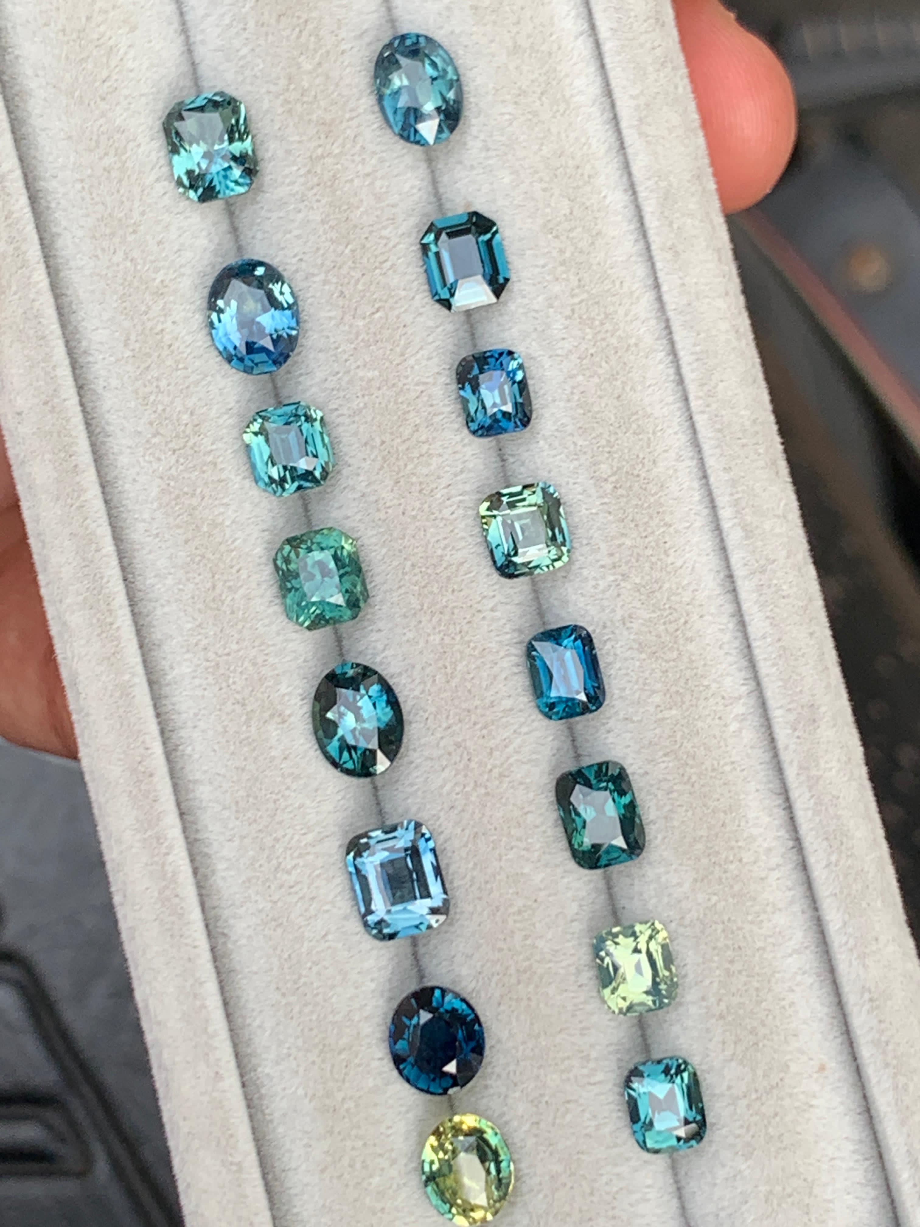 Bague Saphir Teal