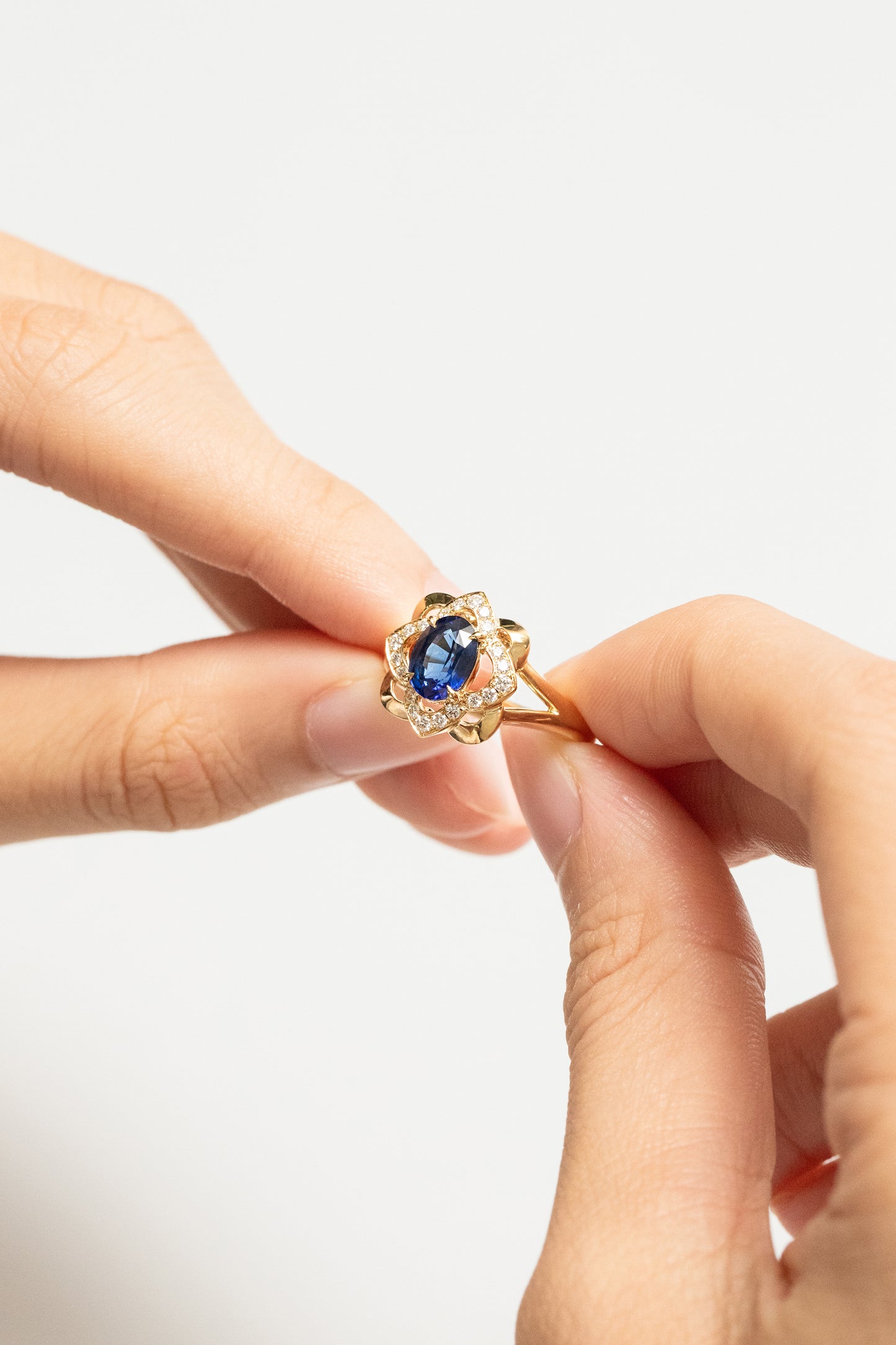 Bague Saphir Bleu