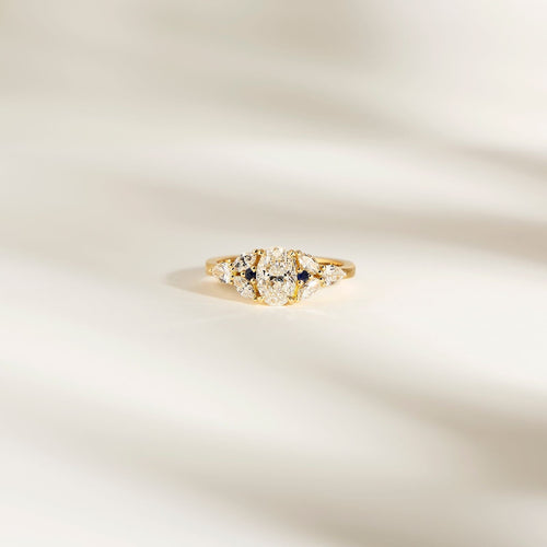 Bague de fiançailles avec diamants