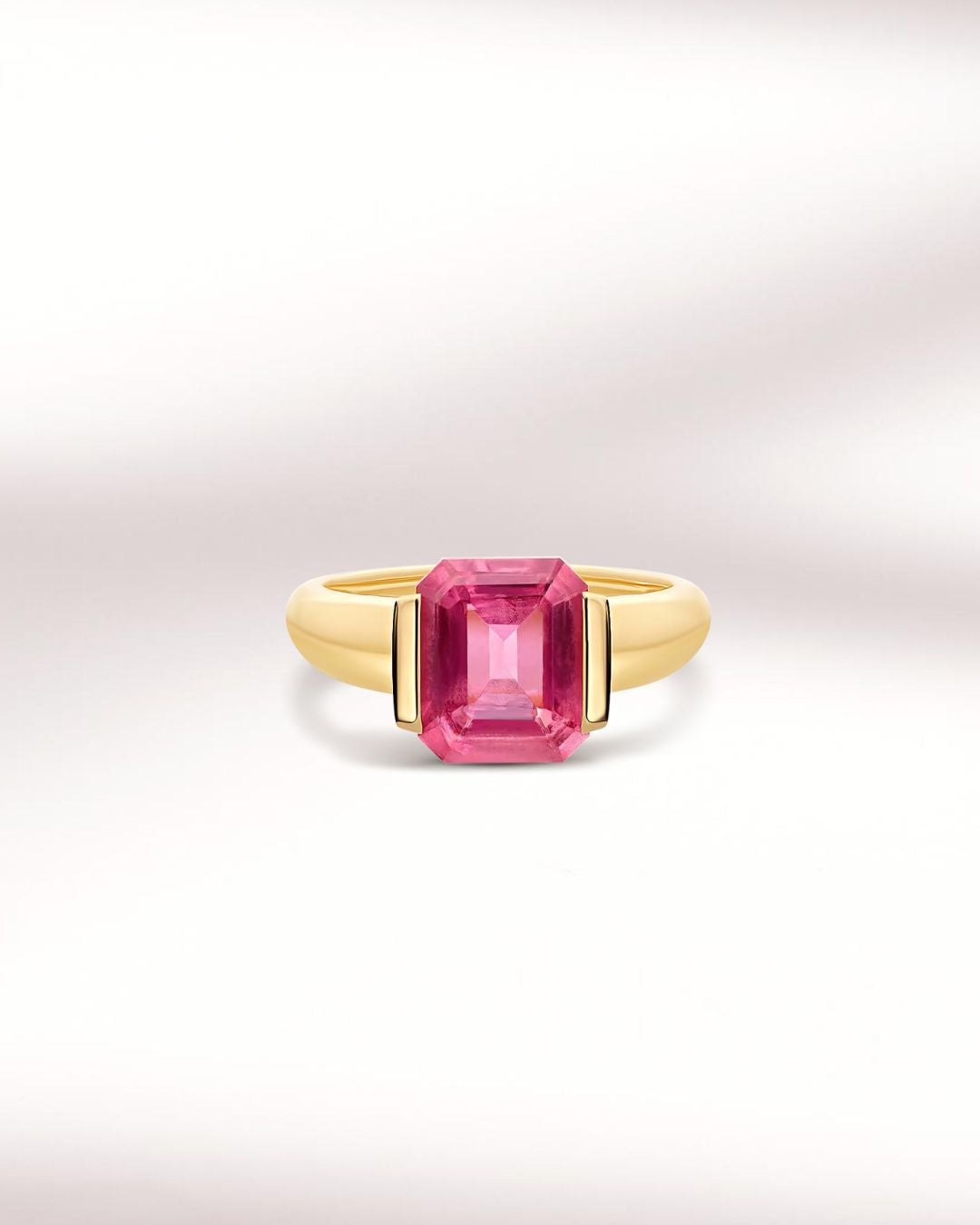 Bague de naissance avec tourmaline