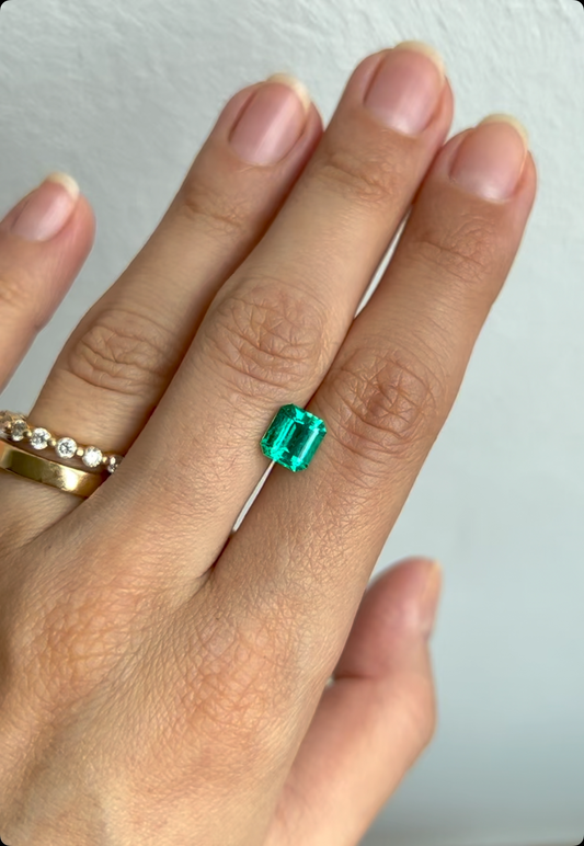 Émeraude de Colombie • 1,35ct Bonnot Paris