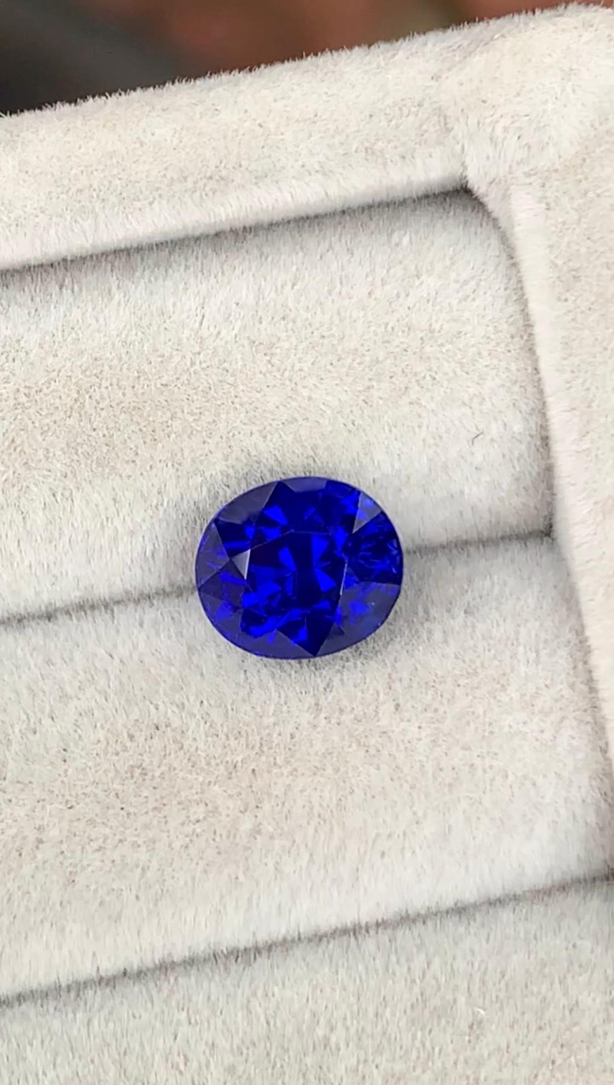 Saphir bleu du Sri Lanka