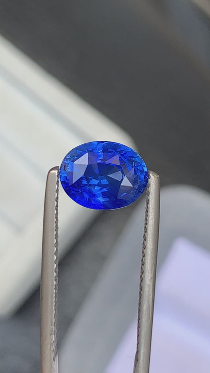 Saphir bleu • 3,55ct