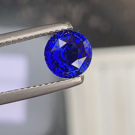 Royal Blue Sapphire Round 2,10ct